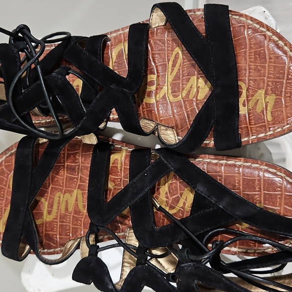 Sam Edelman tie-up sandals - Picture 3 of 4